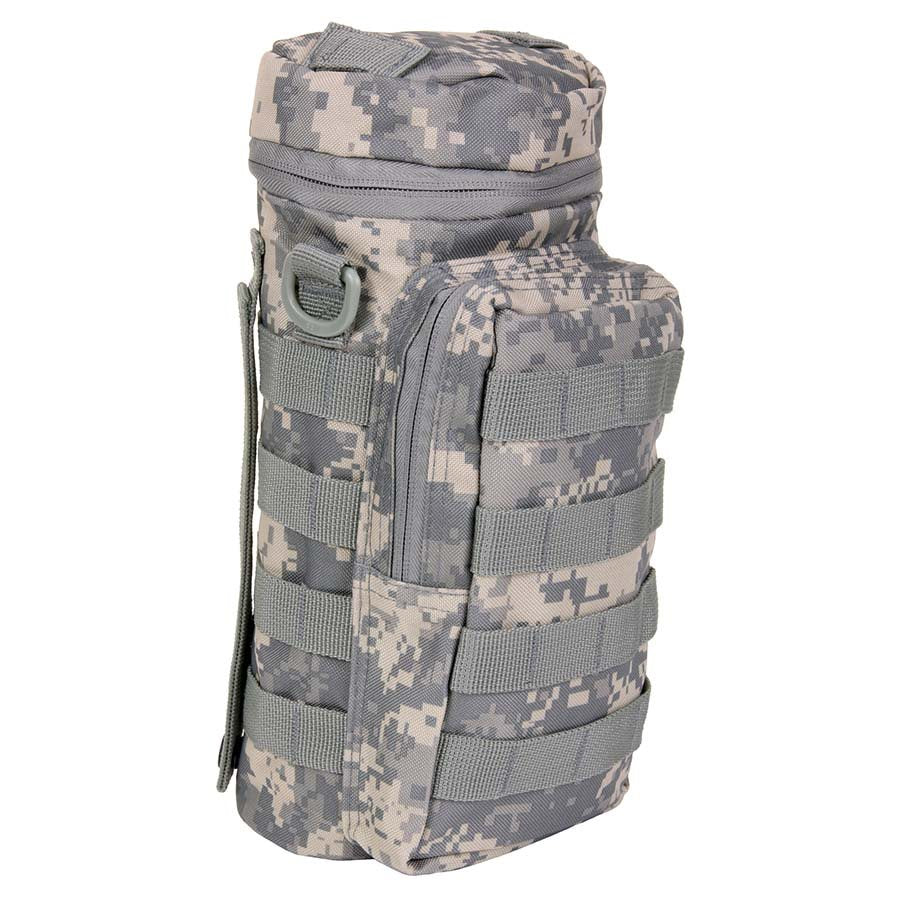 Funda AIRSOFT para botella de gas ACU Digital en nylon 100% con sistema MOLLE, dimensiones 31 x 15 x 12,5 cm