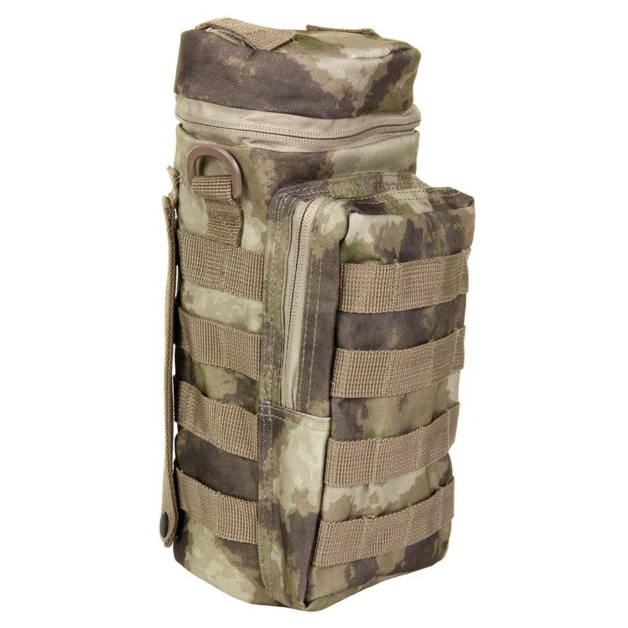 Funda AIRSOFT para botella de gas ACU DIGITAL, 31 x 15 x 12,5 cm, nylon 100%, con sujeción MOLLE en la parte posterior
