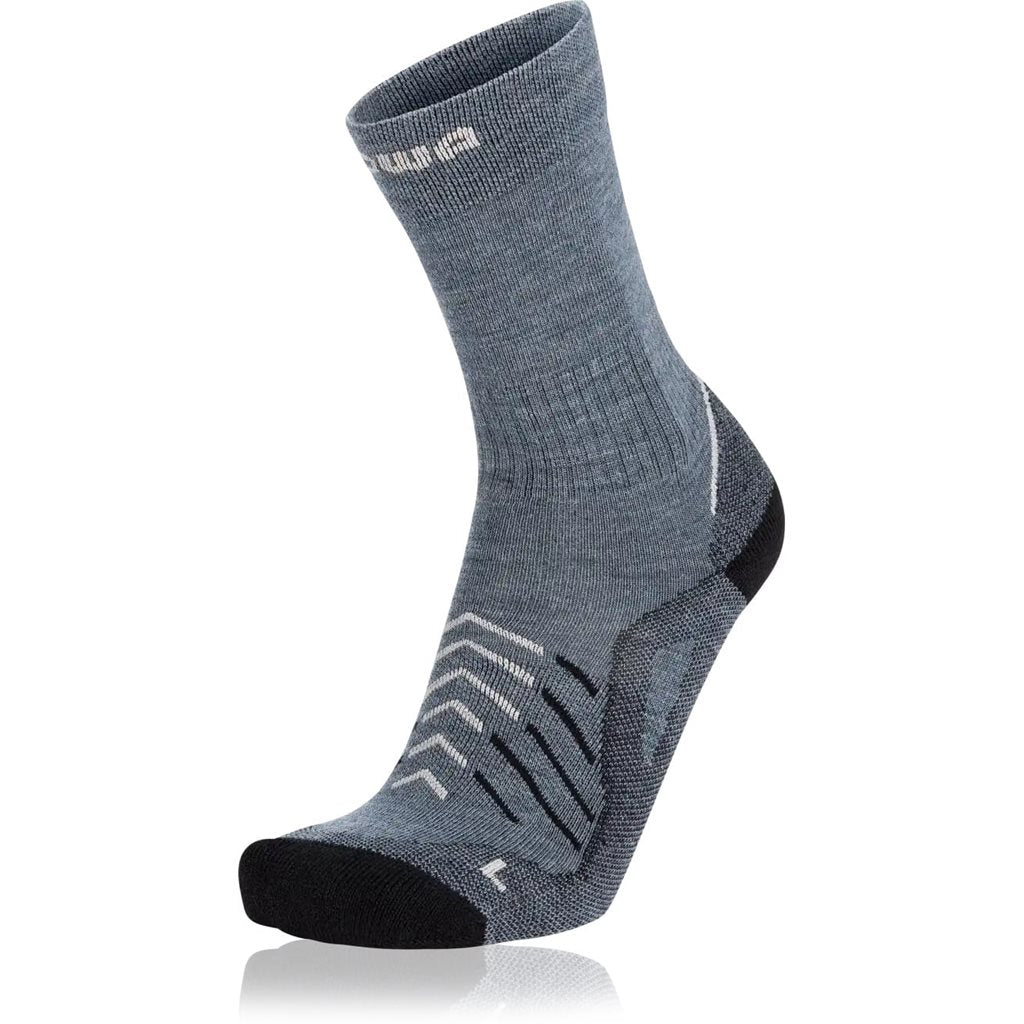Calcetines LOWA RENEGADE azules, medio grosor, corte anatómico (izq/der) para uso diario