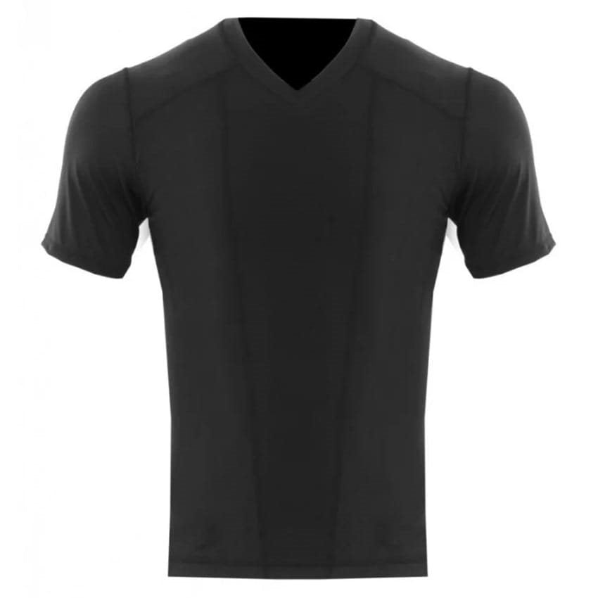 Camiseta balística ARGUN GHOST negra y blanca, vista del producto