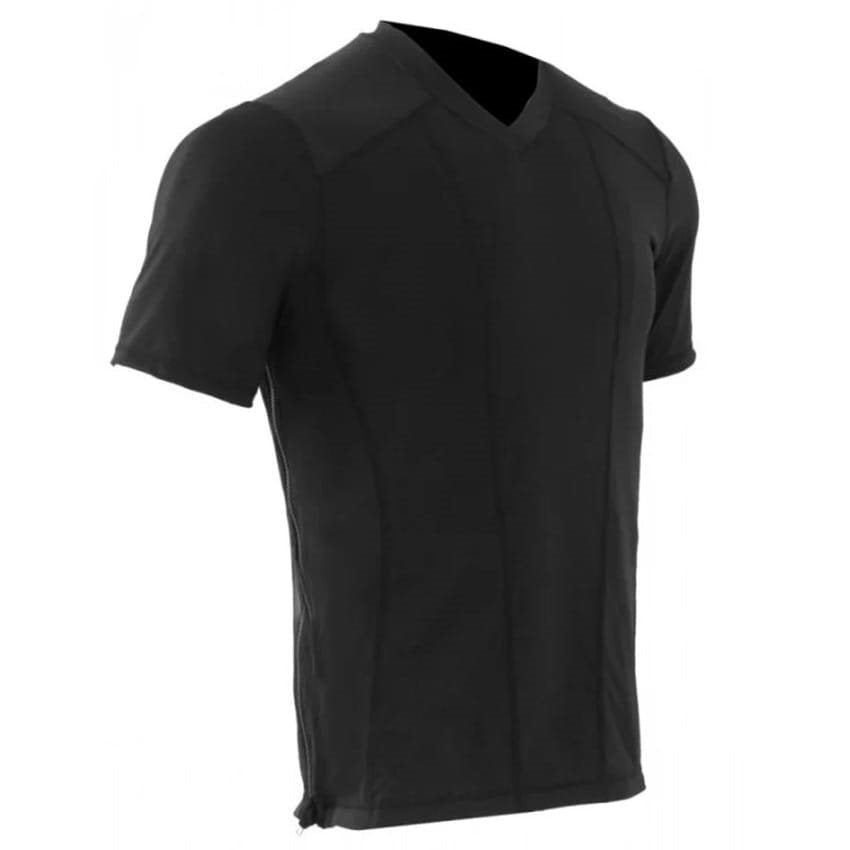 Camiseta balística ARGUN GHOST negra y blanca, vista del producto