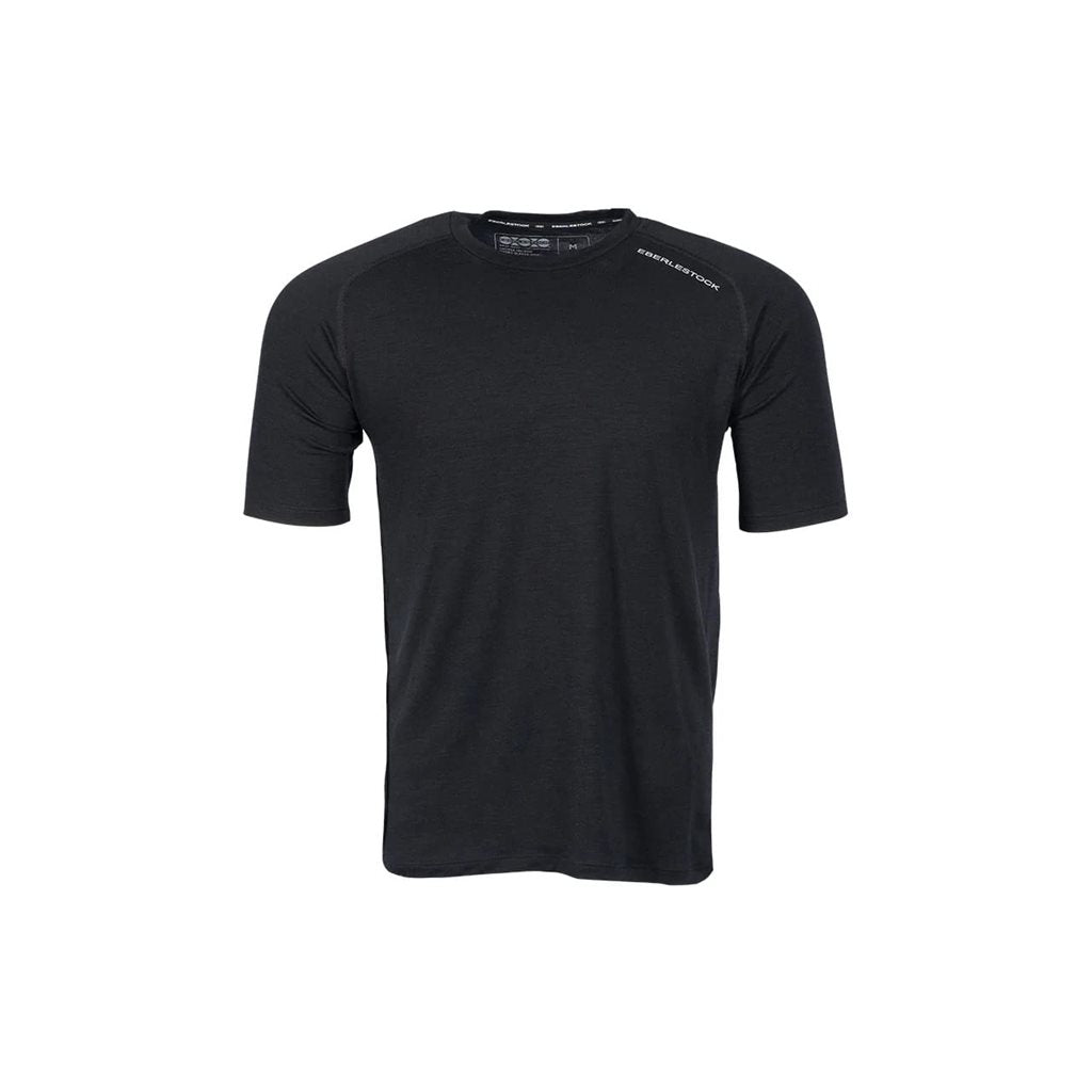 Camiseta térmica merino OCHSA 180 manga corta negra Eberlestock, primera capa