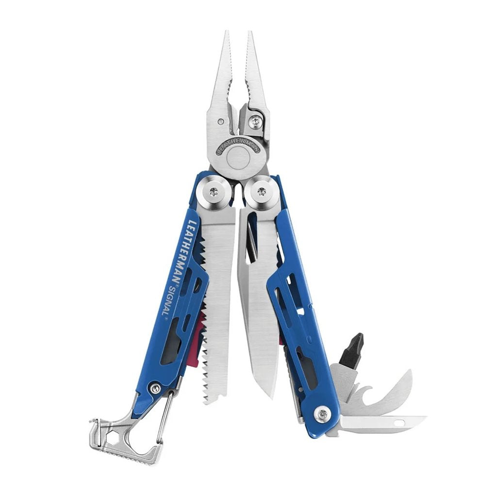 Leatherman SIGNAL alicates multifunción plegables negro y plata