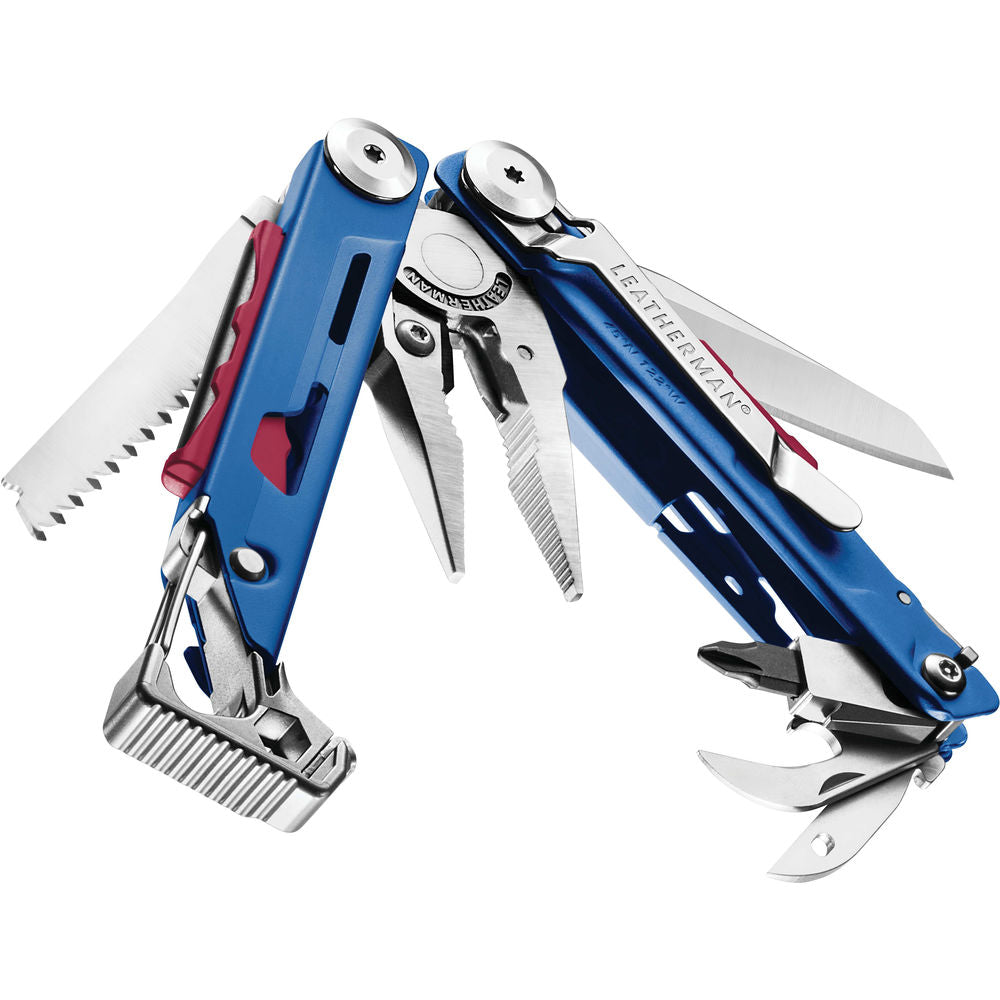Leatherman SIGNAL alicates multifunción plegables negro y plata