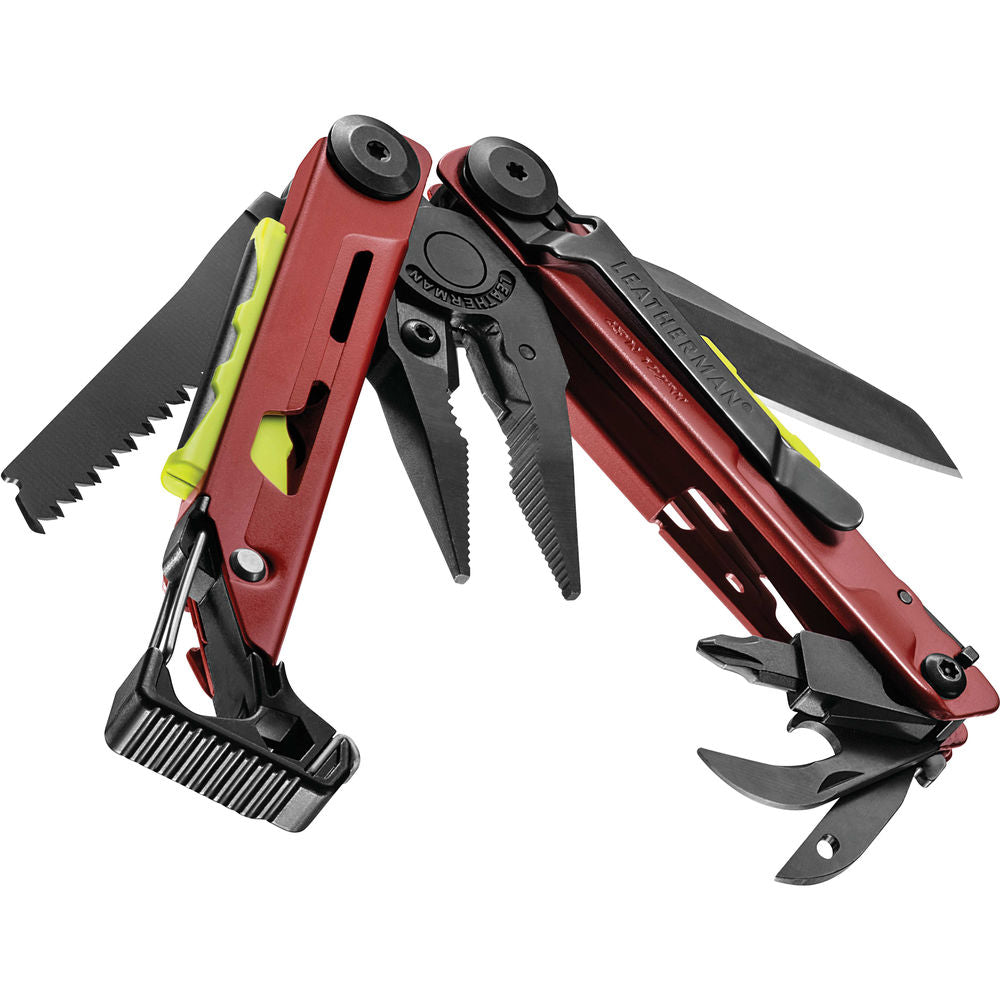 Leatherman SIGNAL alicates multifunción plegables negro y plata