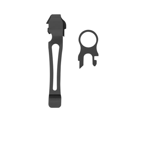 Clip y anilla para cinturón compatible con CHARGE y WAVE, color negro