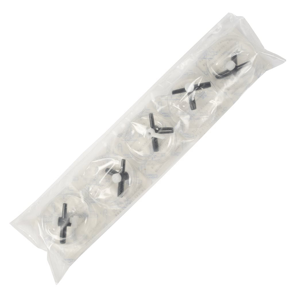 Válvula de tres vías LUER de plástico - set 5 unidades