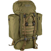 Mochila MMPS Crusader FA 90+20L verde vista frontal
