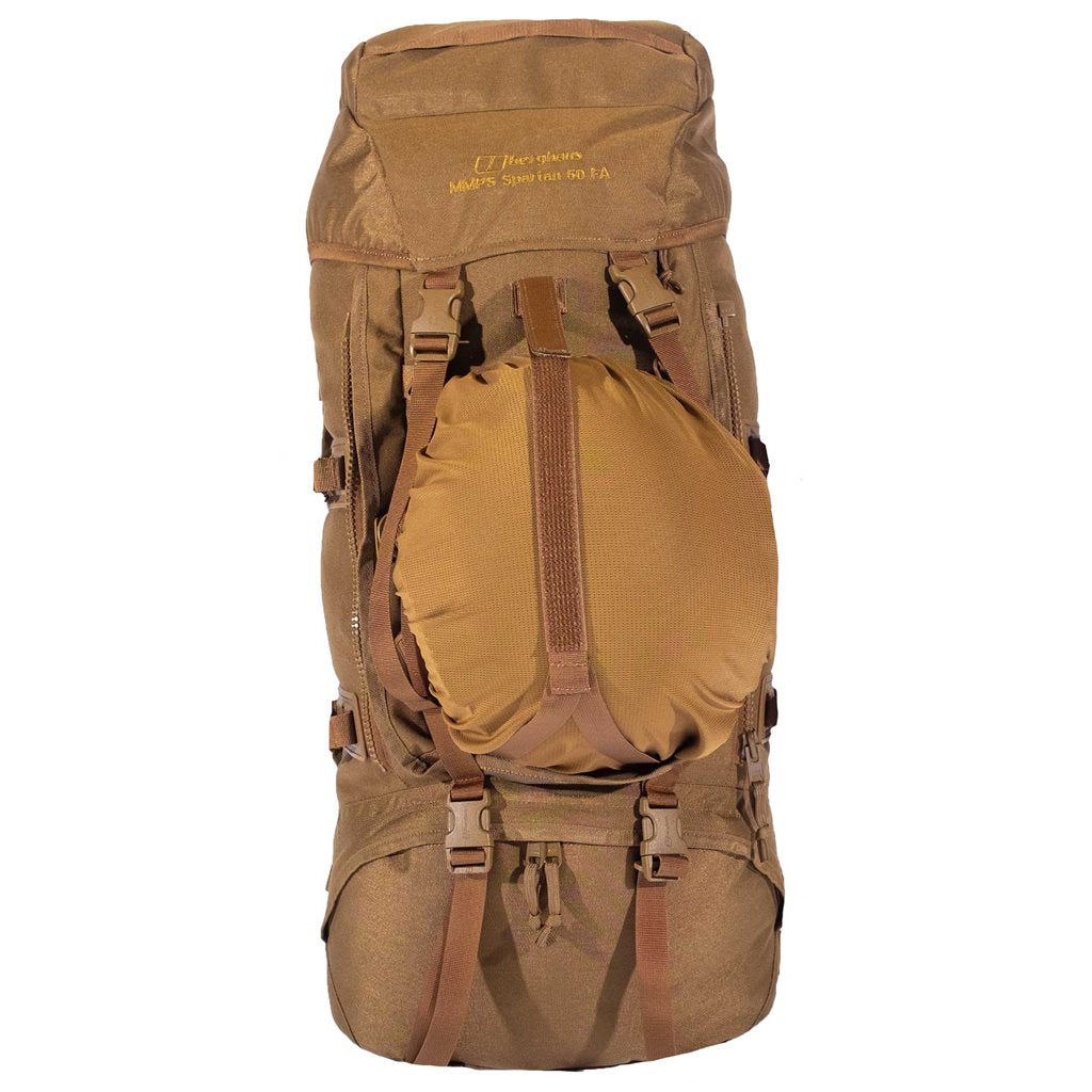 Mochila Berghaus MMPS Spartan 60L Earth Brown vista frontal