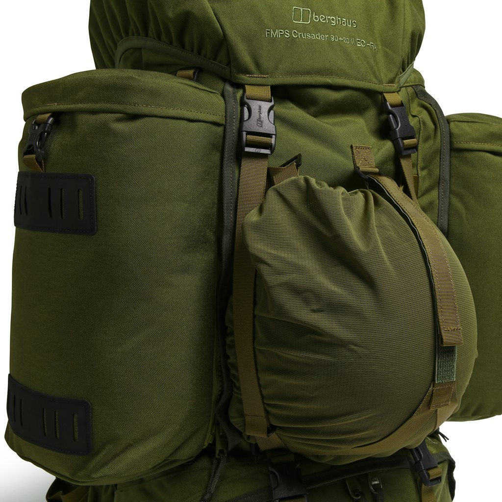 Mochila Berghaus Crusader WS verde - 90+20 litros, versión Weapon Systems