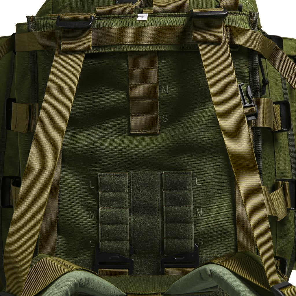 Mochila Berghaus Crusader WS verde - 90+20 litros, versión Weapon Systems