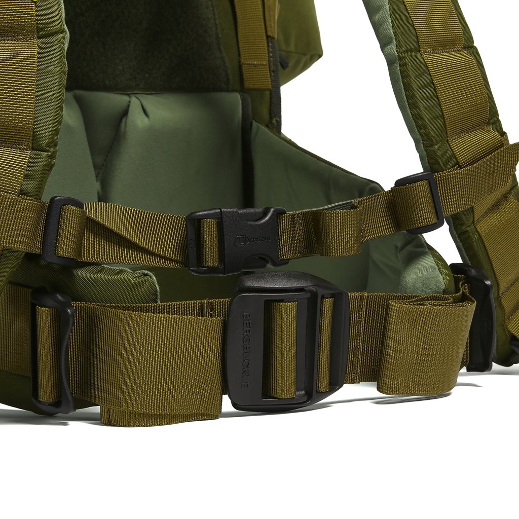 Mochila Berghaus Crusader WS verde - 90+20 litros, versión Weapon Systems