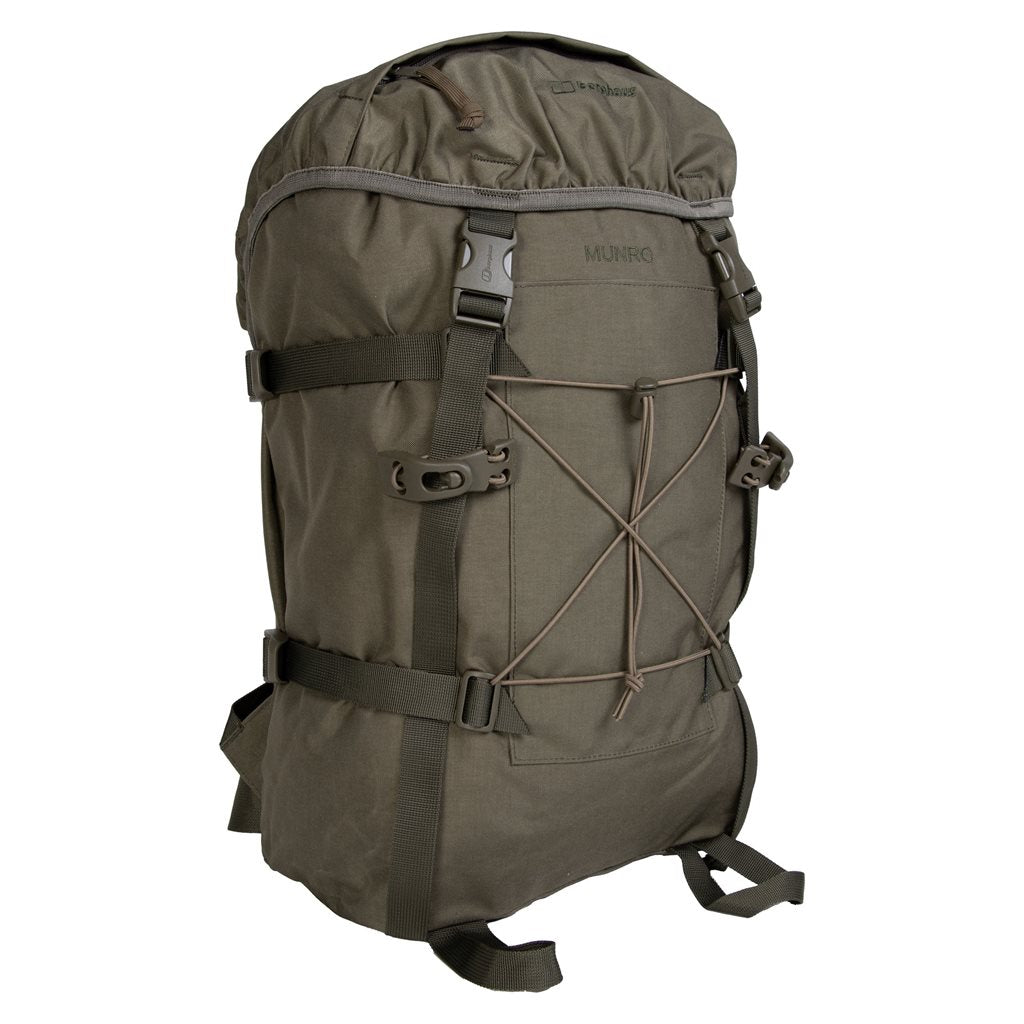 Mochila Berghaus Munro II 35L verde con tejido Armadura 1000D y tratamiento IR