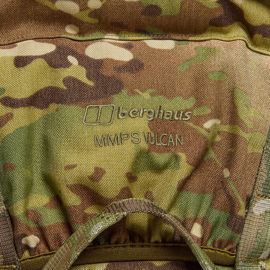 Mochila MMPS Vulcan IV 100L en color militar, material 1000D, diseño robusto y duradero
