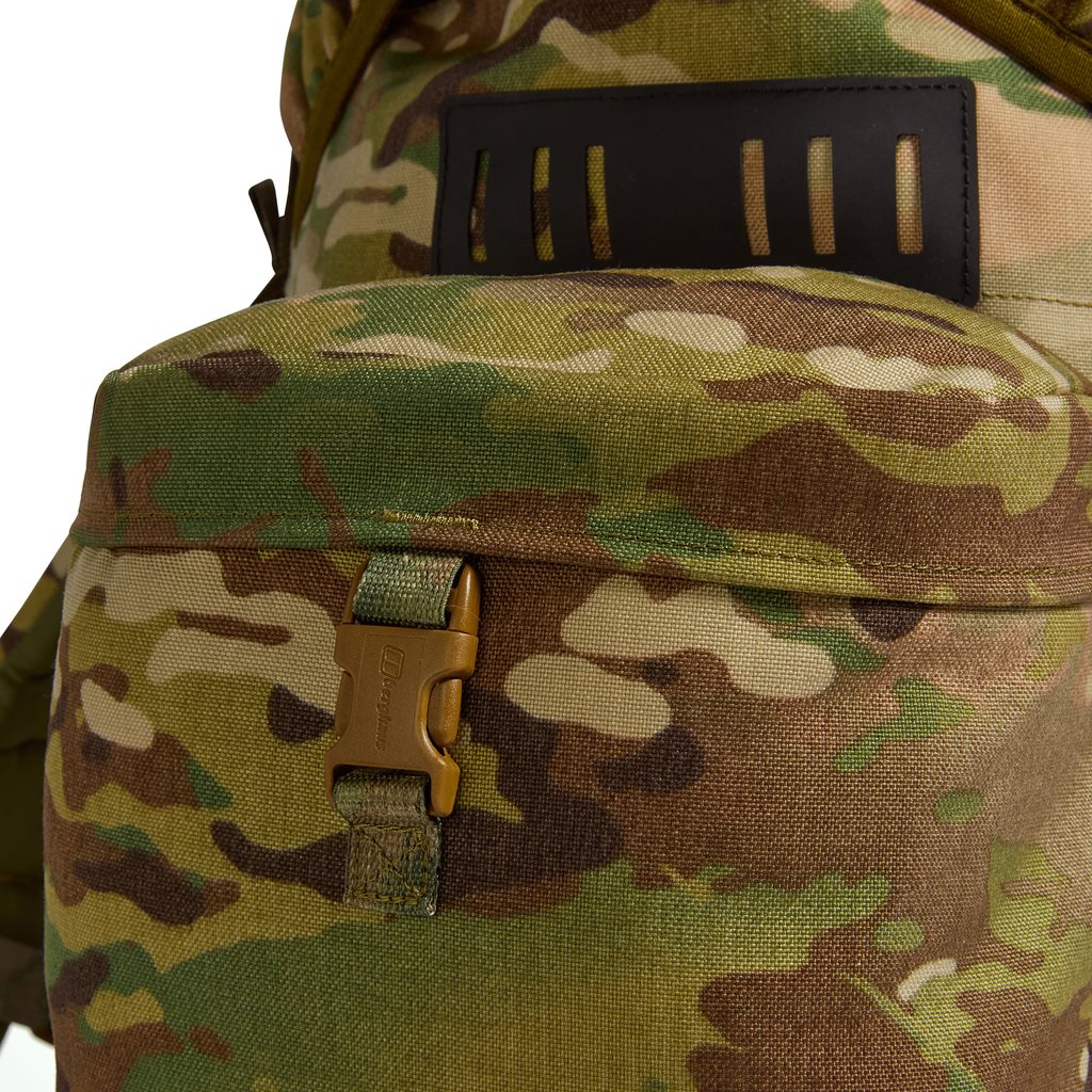 Mochila MMPS Vulcan IV 100L en color militar, material 1000D, diseño robusto y duradero