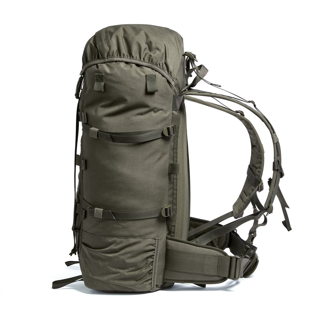 Mochila FLT HEROS 45 FA IR Stone Grey Olive vista frontal