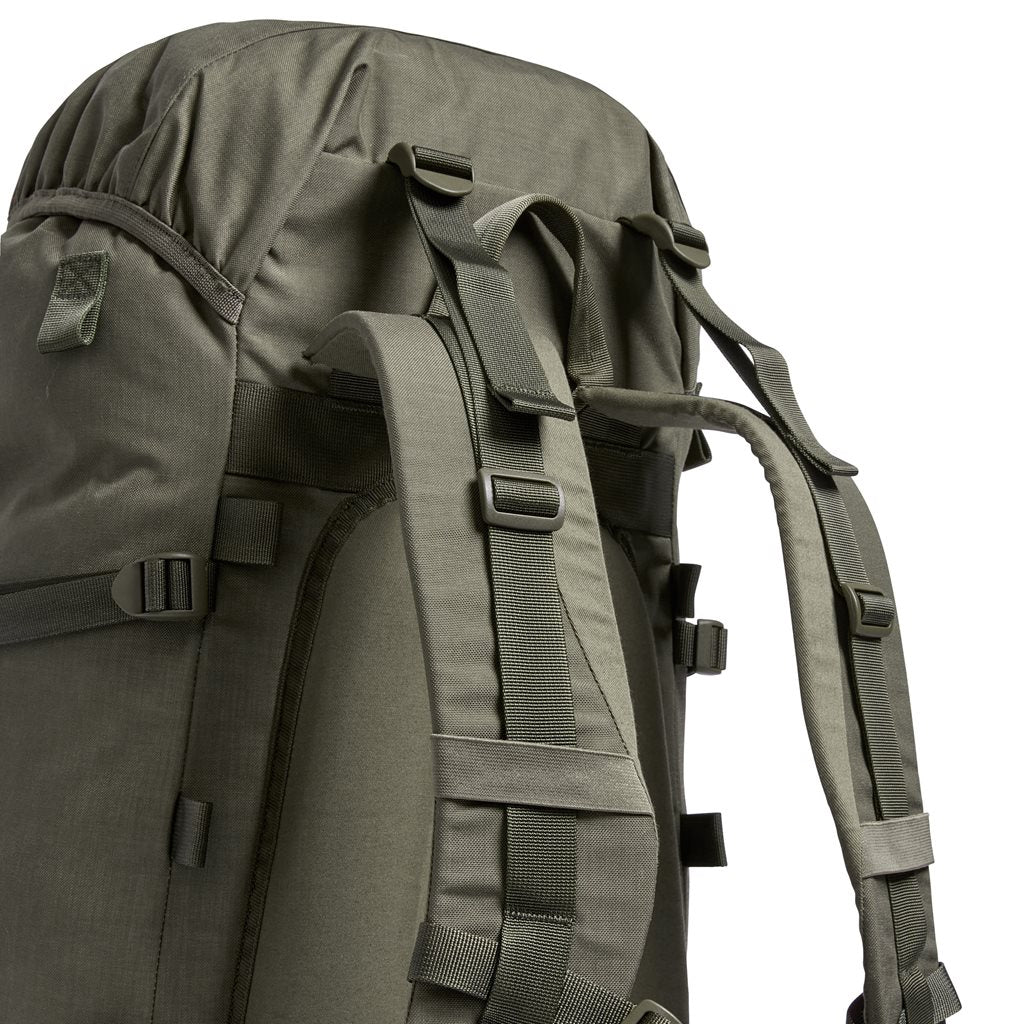 Mochila FLT HEROS 45 FA IR Stone Grey Olive vista frontal