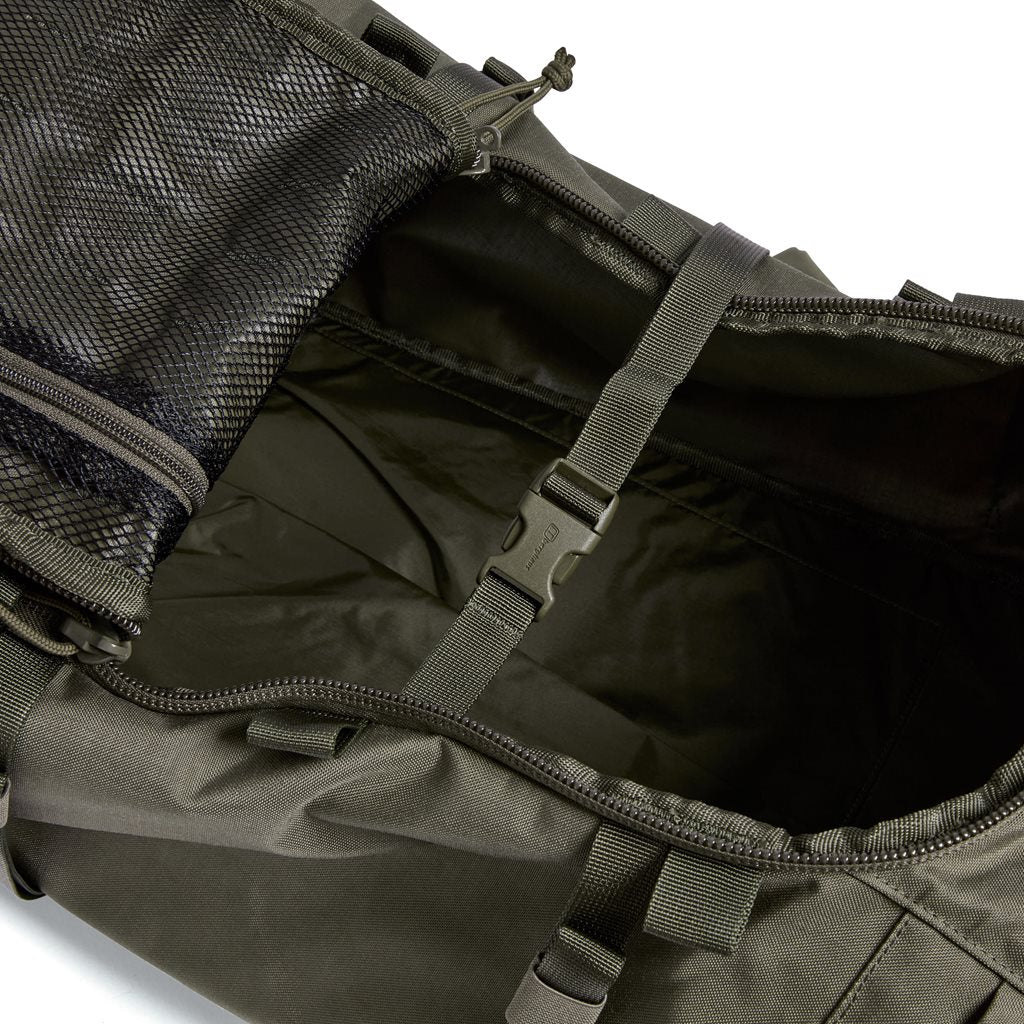 Mochila FLT HEROS 45 FA IR Stone Grey Olive vista frontal