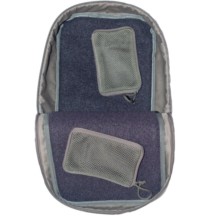 Bolsa adicional FLT CARGO IR 12 litros en Stone Grey Olive, vista frontal