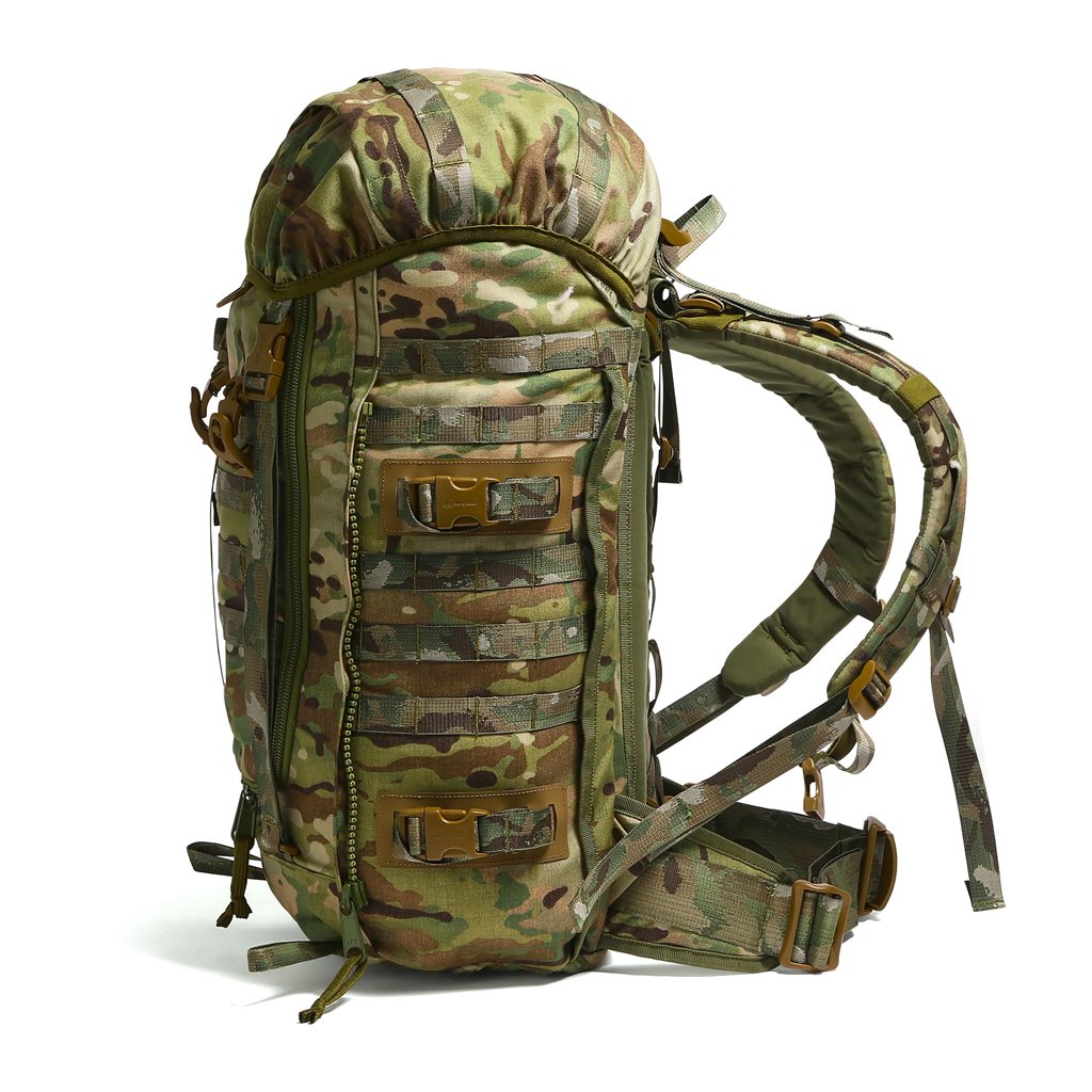Mochila MMPS Centurio IV 45L FA en tejido 1000D Armadura, vista frontal