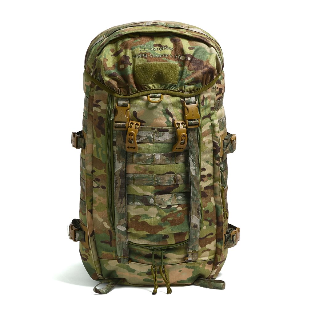 Mochila MMPS Centurio IV 45L FA en tejido 1000D Armadura, vista frontal