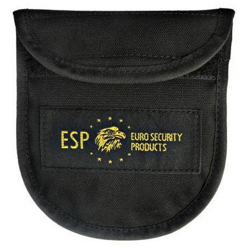 Funda de nylon para espejo táctico 92 mm con clip metálico para cinturón