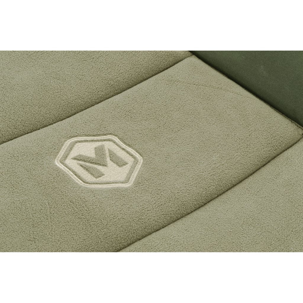 Cama de campaña Comfort XL8 verde con colchón acolchado