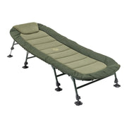 Cama de campaña Comfort XL8 verde con colchón acolchado
