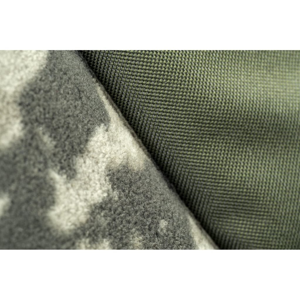 Silla reclinable CamoCODE Quattro con patas telescópicas y colchón de forro polar