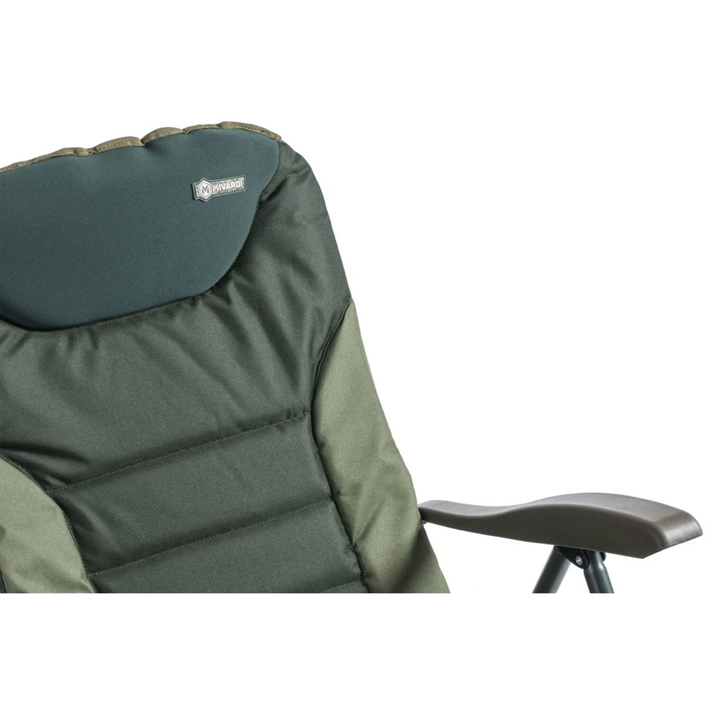 Silla reclinable Comfort Quattro con cojín de neopreno y patas telescópicas