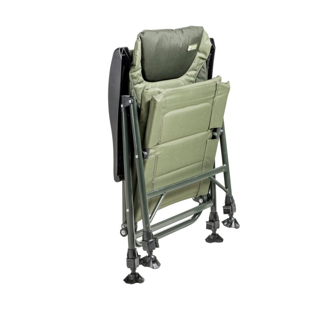 Silla reclinable Premium Quattro con patas telescópicas y armazón de acero