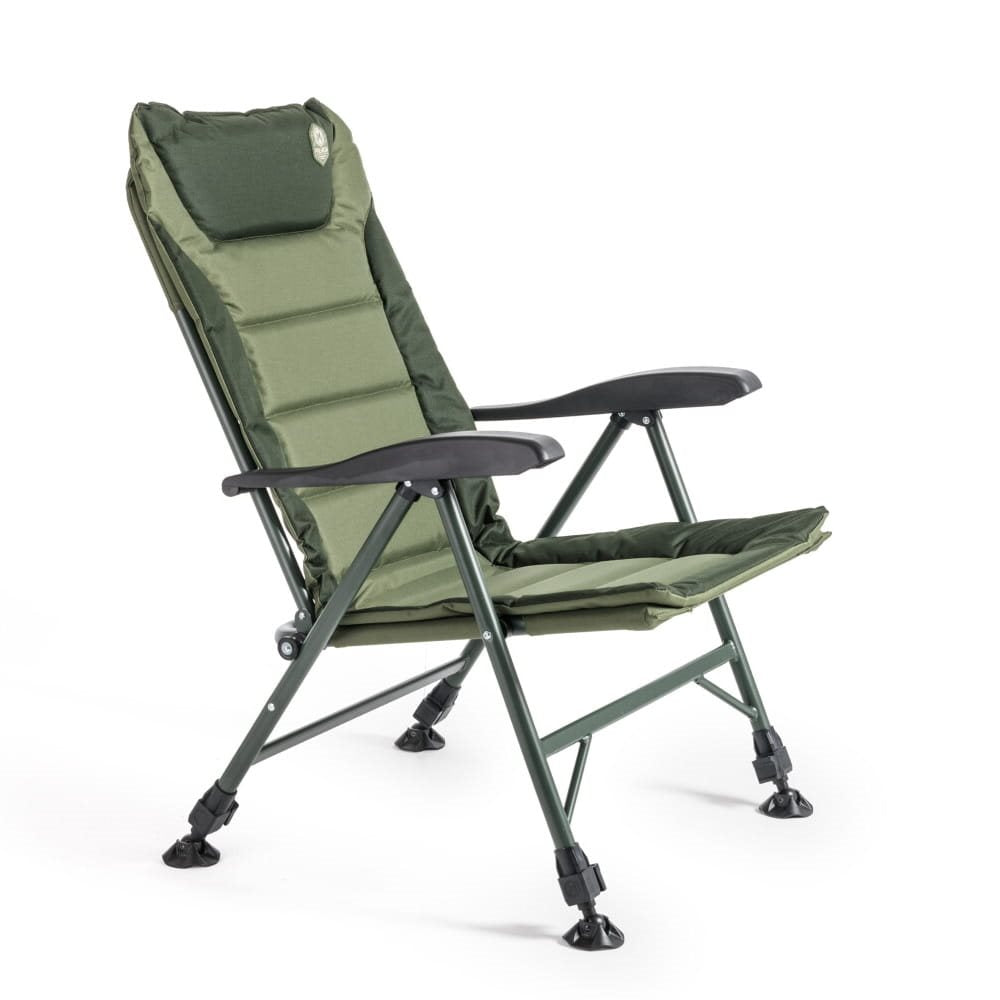 Silla reclinable Premium Quattro con patas telescópicas y armazón de acero
