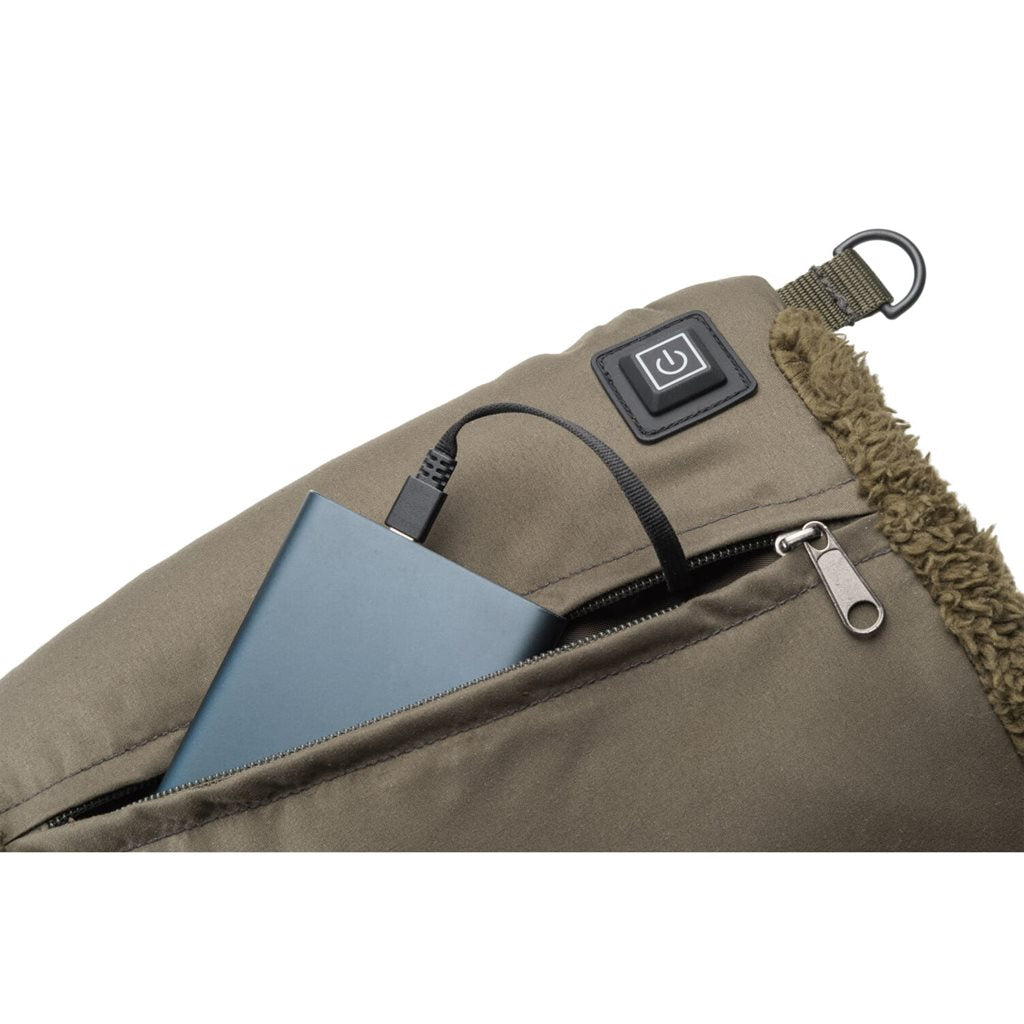 Calentador de manos USB-C New Dynasty con forro polar de pelo largo y 3 niveles
