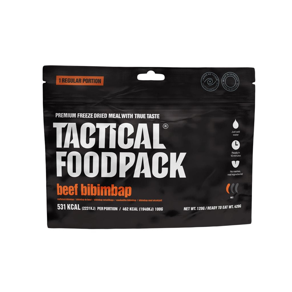 Ración liofilizada bibimbap de ternera con arroz - TACTICAL FOODPACK