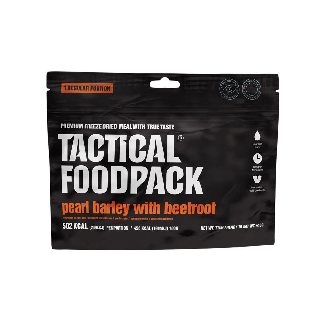 Imagen de comida liofilizada: cebada perlada con remolacha TACTICAL FOODPACK M0024