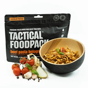 Comida liofilizada TACTICAL FOODPACK: pasta con carne de vaca y salsa boloñesa M0028