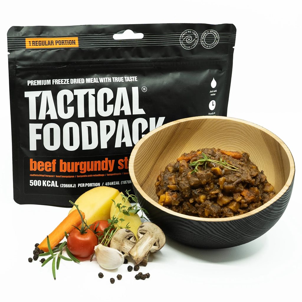 Ragú de ternera liofilizado estilo Borgoña TACTICAL FOODPACK M0029