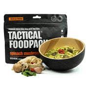 Paquete de comida liofilizada TACTICAL FOODPACK pasta con espinacas y setas