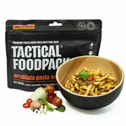 Pasta Arrabiata liofilizada con pollo TACTICAL FOODPACK, comida compacta y energética
