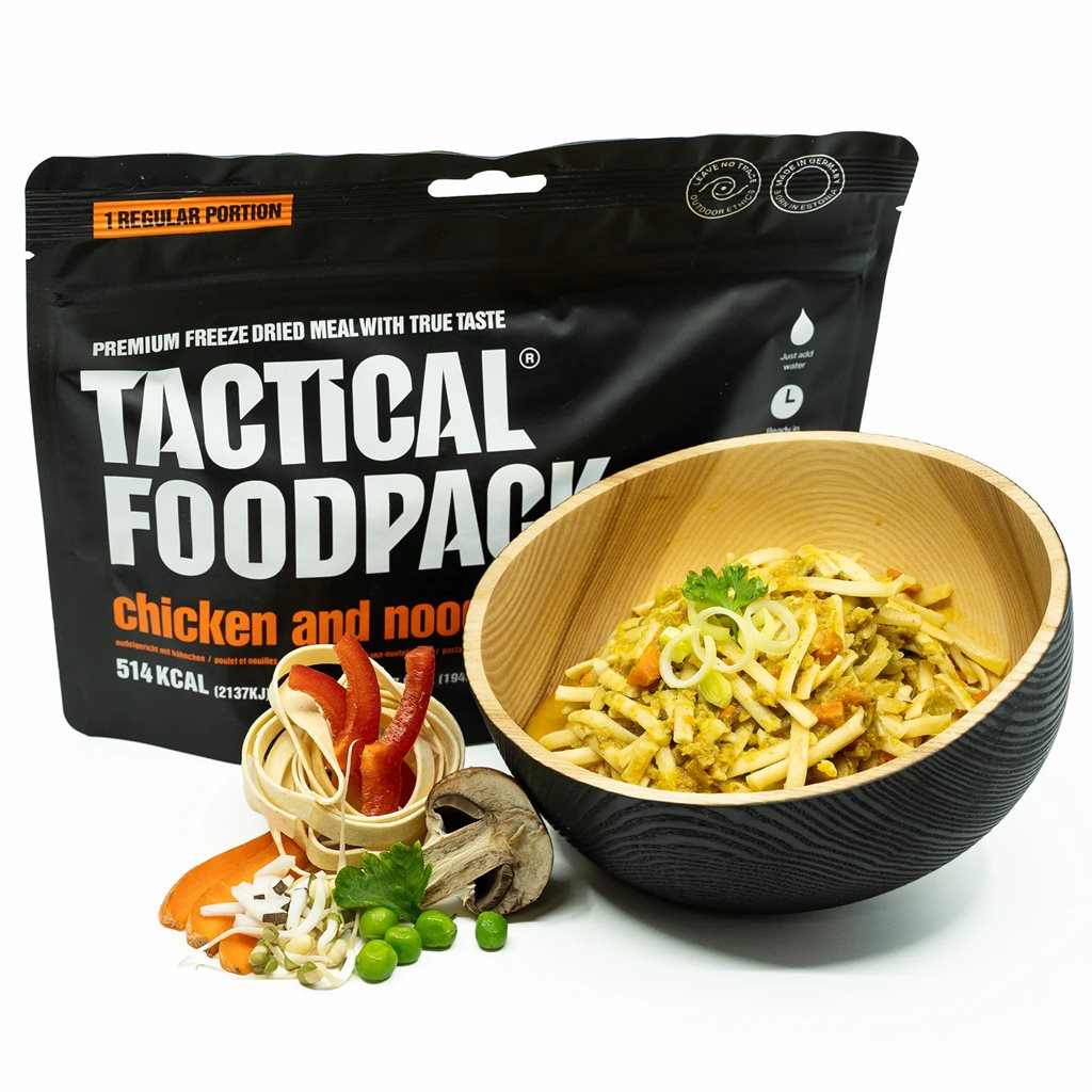 Comida deshidratada TACTICAL FOODPACK pollo con fideos