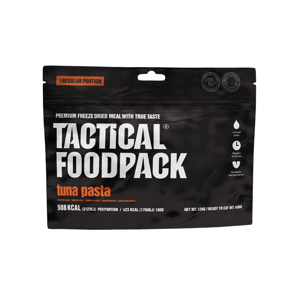 Envase de comida liofilizada: pasta con atun TACTICAL FOODPACK M0035