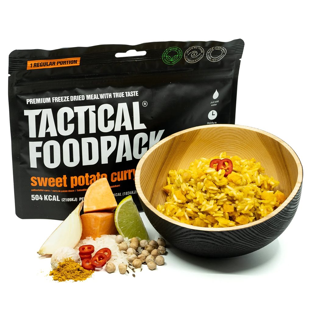 Paquete de comida liofilizada curry de batata TACTICAL FOODPACK