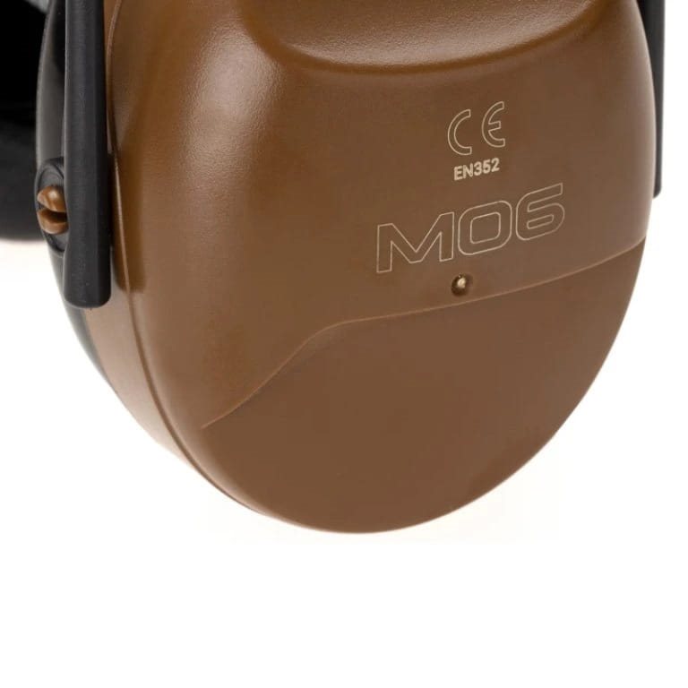 Protectores auditivos pasivos M06A Coyote para entornos ruidosos