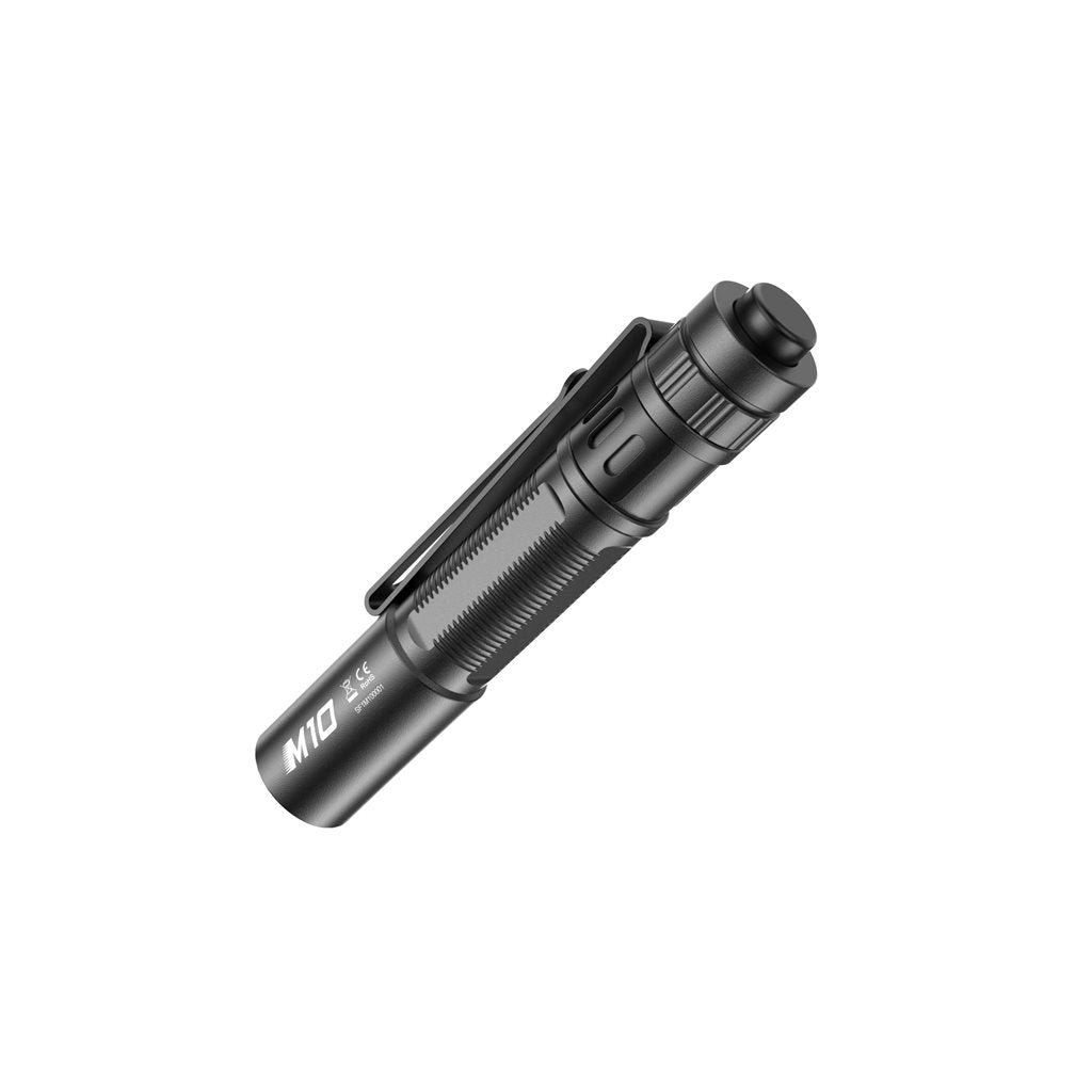 Linterna compacta M10 SLIM blanca, 200 lúmenes, cuerpo aluminio 6061, lente TIR, IP68