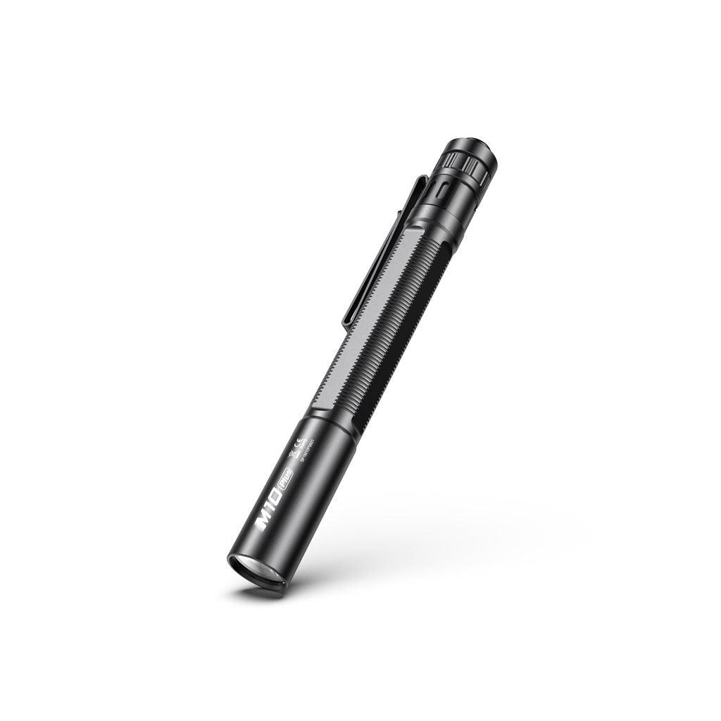 Linterna M10 PLUS con luz neutra 200 lúmenes, 60 m, cuerpo aluminio 6061, acabado Type III, lente TIR, IP68