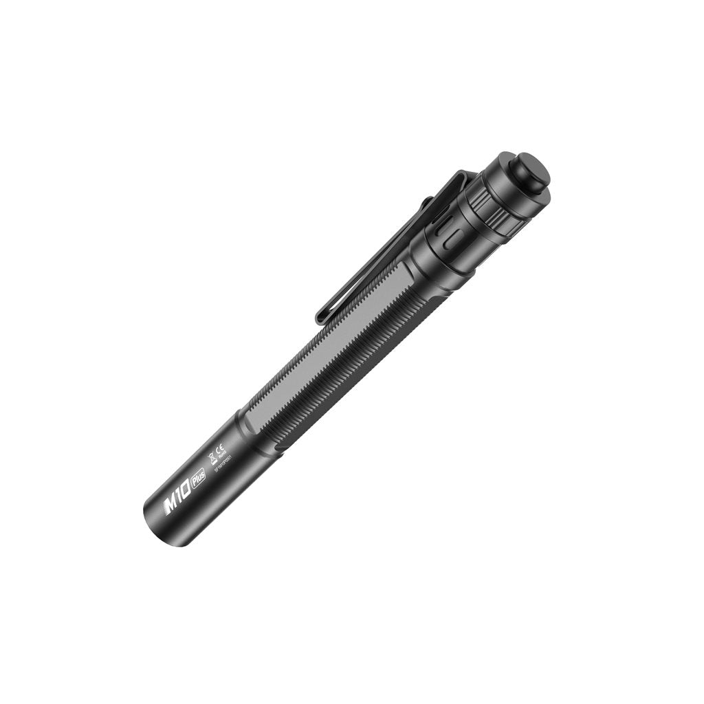 Linterna M10 PLUS con luz neutra 200 lúmenes, 60 m, cuerpo aluminio 6061, acabado Type III, lente TIR, IP68
