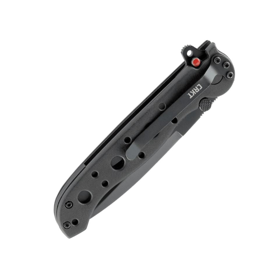Navaja plegable CRKT M16-01KZ, hoja AUS-8, mango Zytel negro, 10 cm cerrada
