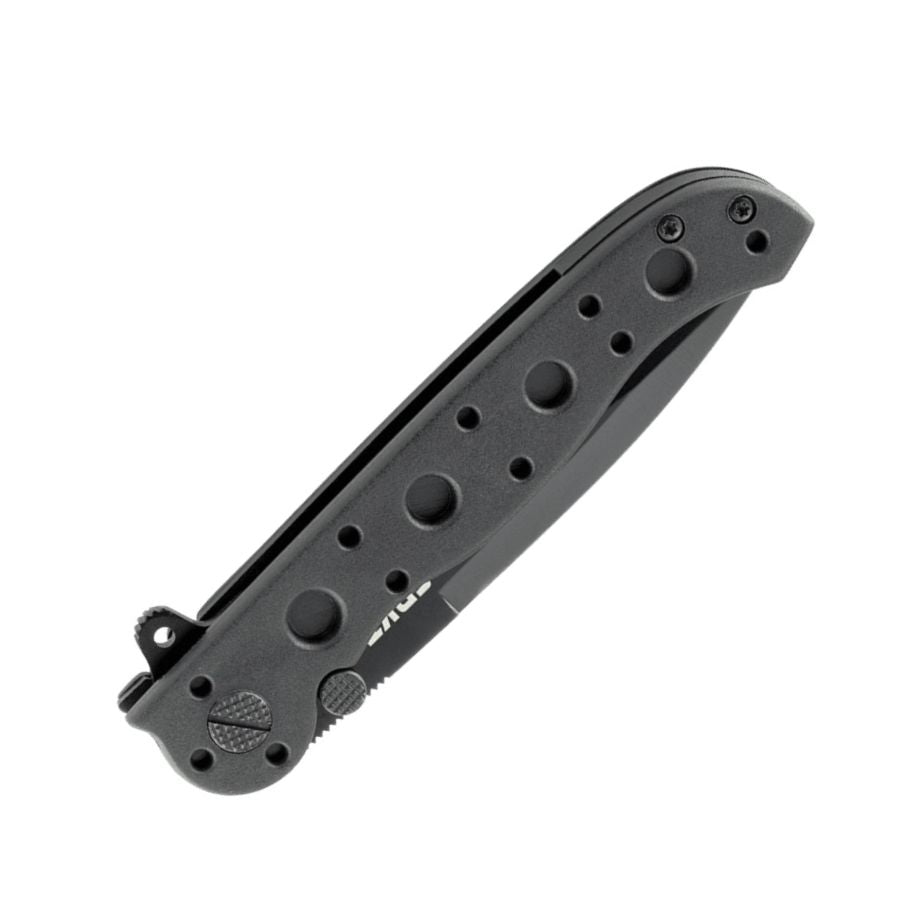 Navaja plegable CRKT M16-01KZ, hoja AUS-8, mango Zytel negro, 10 cm cerrada