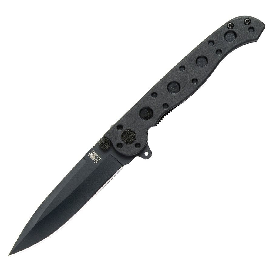 Navaja plegable CRKT M16-01KZ, hoja AUS-8, mango Zytel negro, 10 cm cerrada