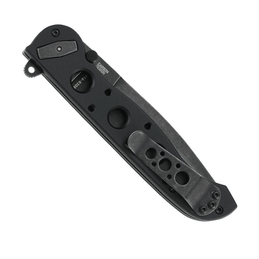 Cuchillo plegable DEADBOLT M16-03DB negro, hoja D2 9,1 cm